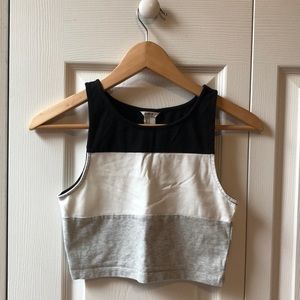 Color-Block Crop Top